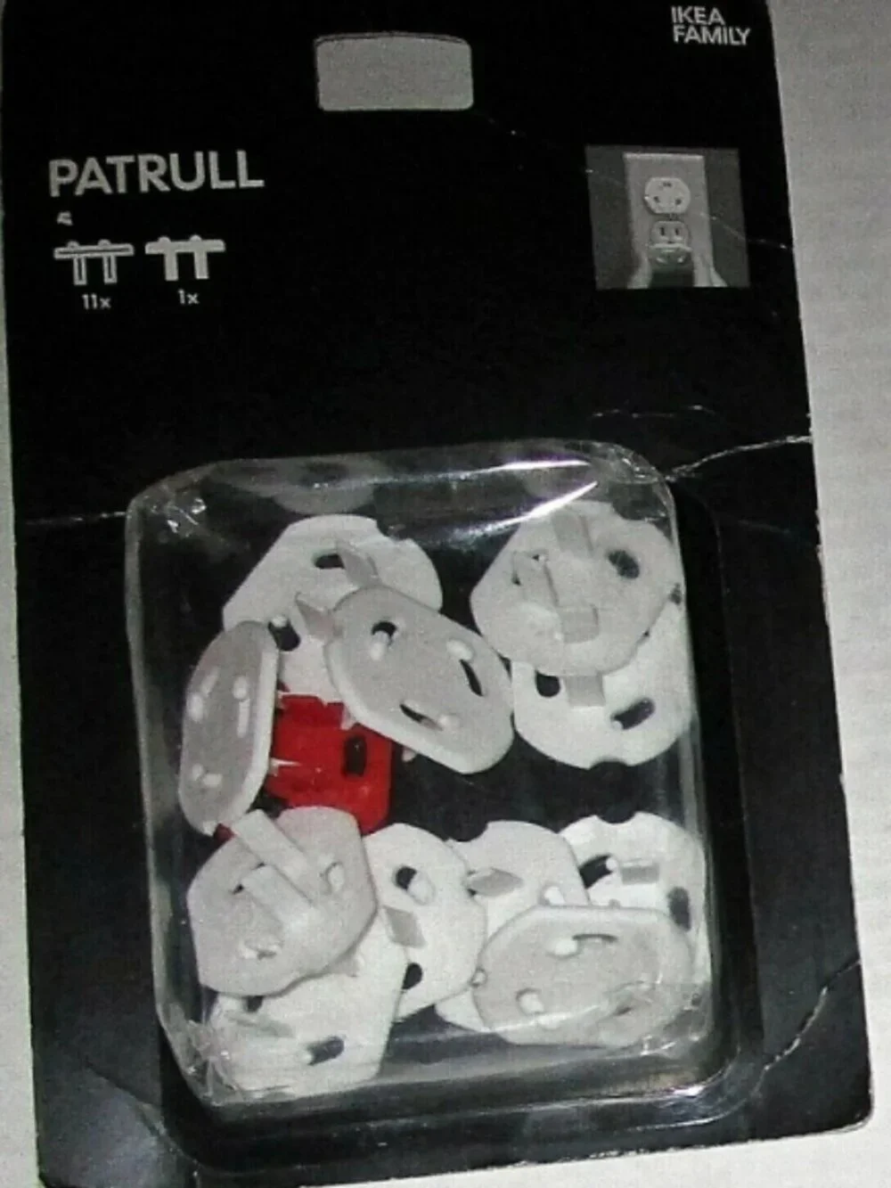 PATRULL 305.995.54 Safety plug, white/12 pack